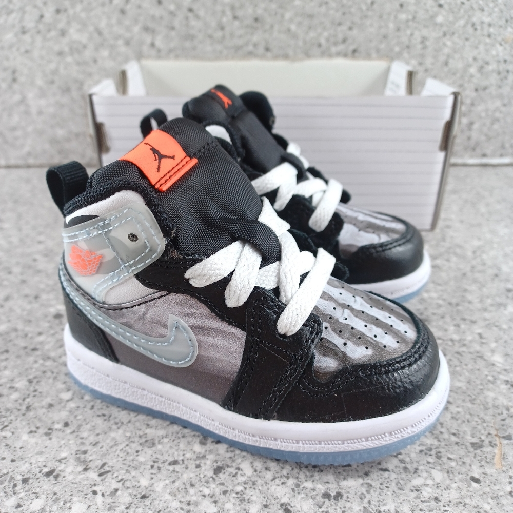 Nike Air Jordan 1 Mid Kids Toddler Sneakers Shoes 3C 4C